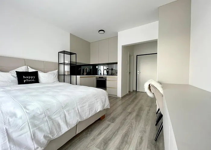 Brand New Minimalist Flat, Free Parking & Wifi 布拉迪斯拉发